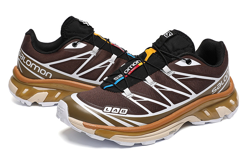 Outdoor Casual SALOMON XT6 ADVANCED Dark Brown Retro Running Shoe Sizes 40-46