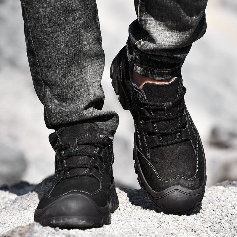 Cowhide Man motion outdoors Casual shoes Climbing shoes Back Country