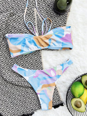 blue print bikini