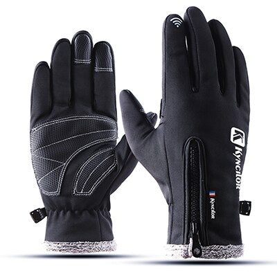 New Outdoor Sports Winter Waterproof Hiking Gloves Anti-skid Warmer Full Finger Touch Screen ciclismo Hiking Gloves Men Women