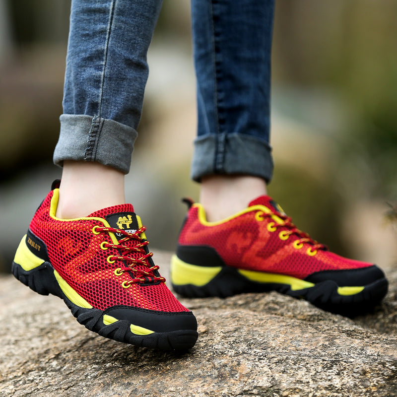 Spring and summer new breathable  -top men's shoes couple models outdoor hiking shoes hiking shoes women's shoes