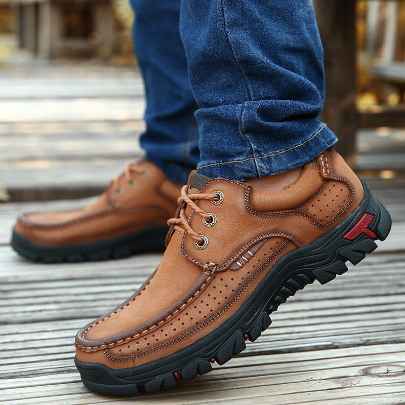 Men's shoesLeather men's casual shoesOutdoor hiking shoes