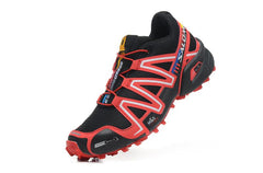 Black, red and white Salomon outdoor casual retro Speed Cross III  surface hiking sneakers men's hiking shoes 40-46