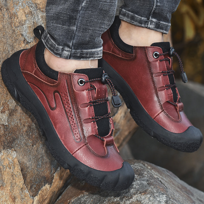 Baotou outdoor men's shoes  -top big-toed shoes tooling men's hiking shoes