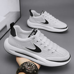 2023 new trendy sports shoes men's mesh breathable casual all-match lightweight shoes men's summer men's shoes flow sports shoes men's mesh breathable