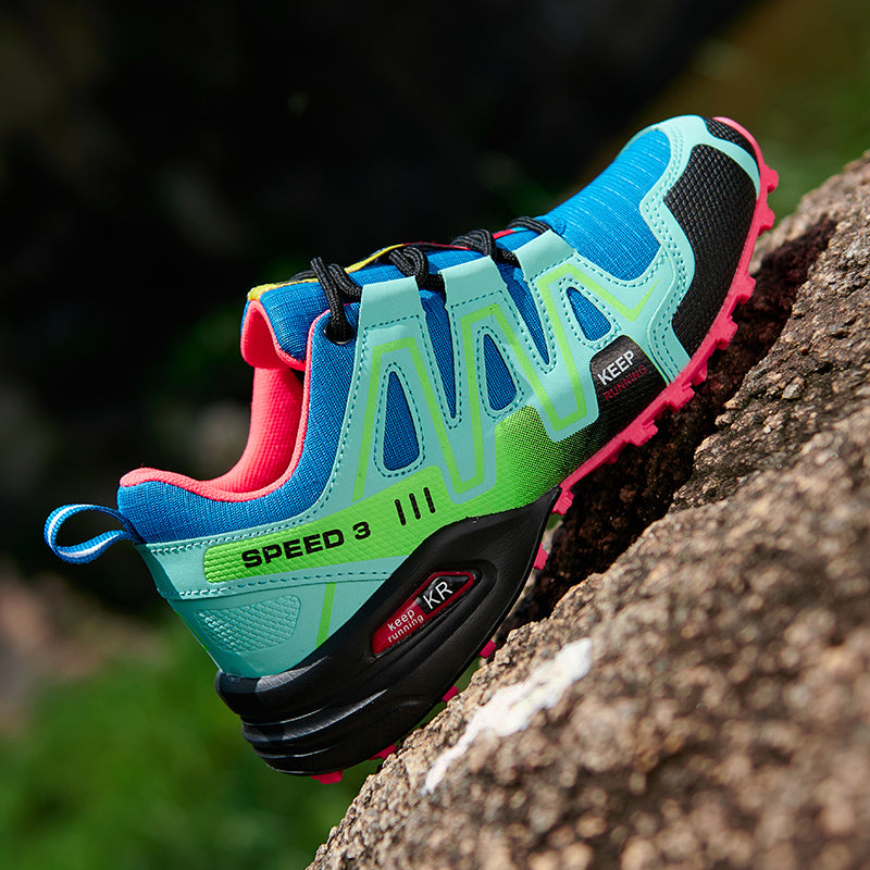 Outdoor mountaineering women's shoes 2022 latest upgraded breathable cross-country running shoes Salomon outdoor travel hiking shoes hiking shoes户外登山女