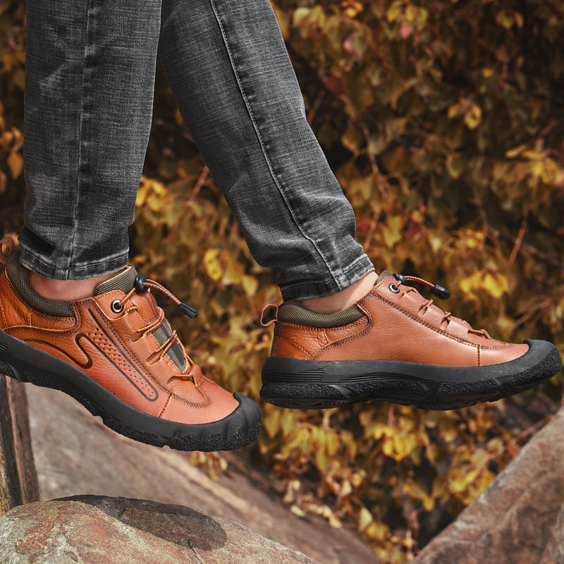 Baotou outdoor men's shoes  -top big-toed shoes tooling men's hiking shoes