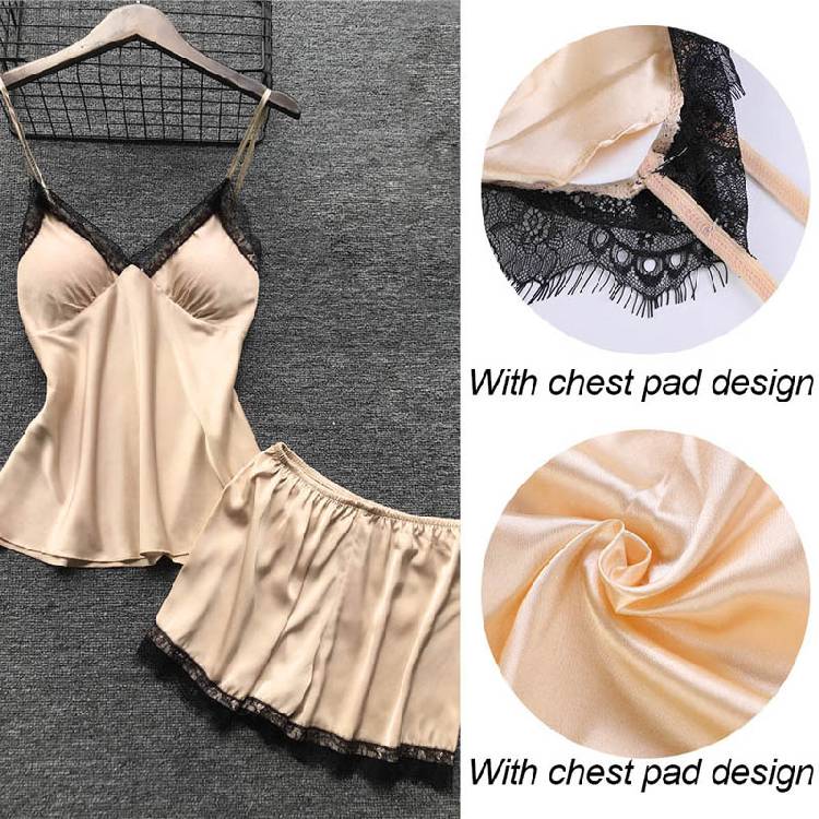 4PC Silk Robe Sleep Suit Womens Lace Satin Pajamas Gown Set V Neck Cami Nighties Wear Pijama Home Nightwear Spring Nightdress