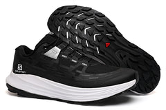 Black and white Salomon ULTRA GLIDE 8 men's trail running shoes women's breathable sports running shoes outdoor hiking shoes