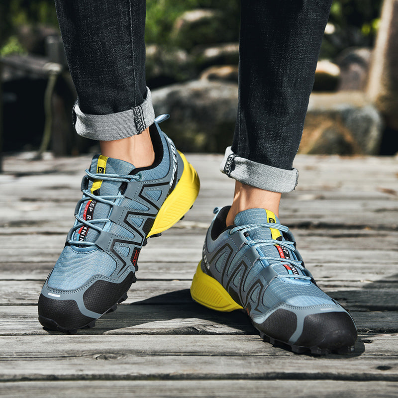 Men's Outdoor Hiking Shoes Non-Slip Trail Running Shoes Travel Climbing Shoes Light Sneakers