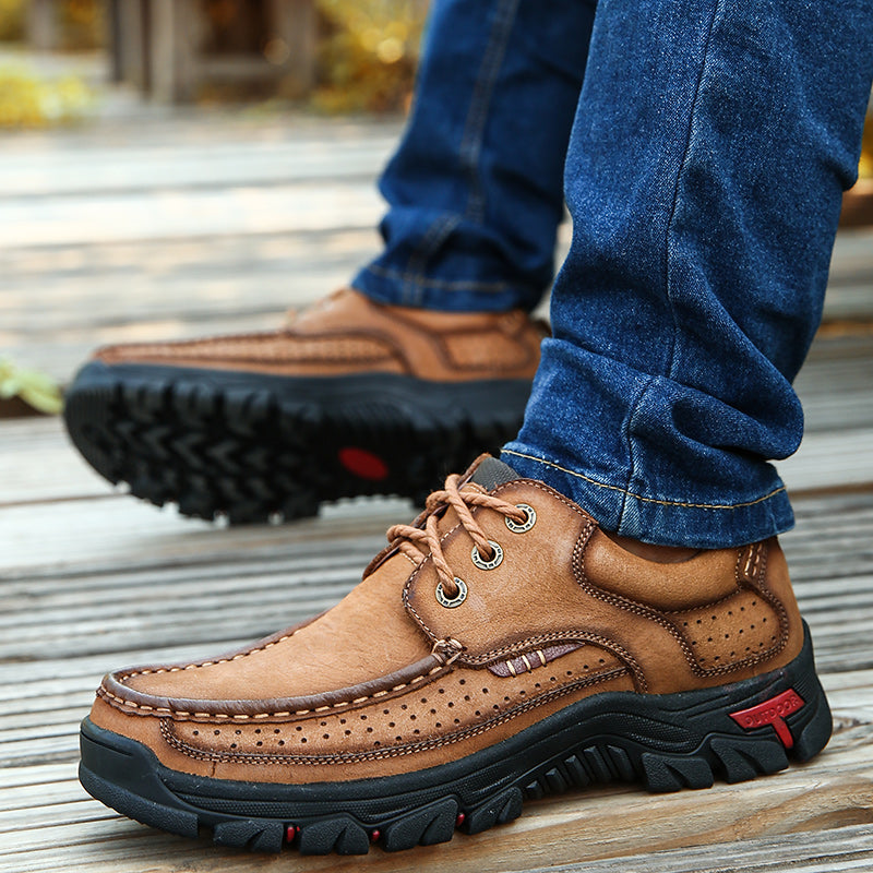 Men's shoesLeather men's casual shoesOutdoor hiking shoes