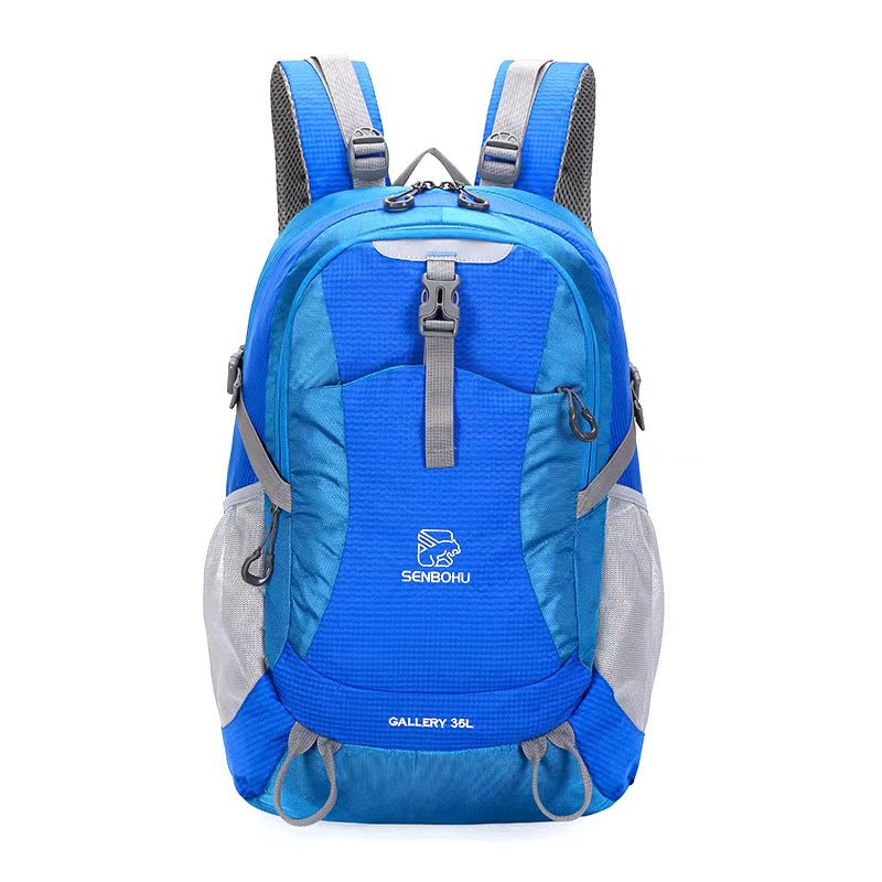 Large-capacity outdoor travel backpack women's mountaineering bag shoulders men's ultra-light hiking travel waterproof 35L