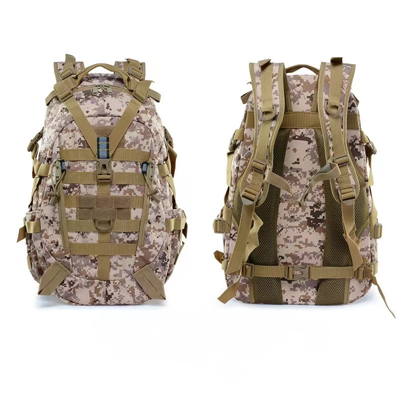 Wholesale men's military bag hiking cross-country camping trip backpack men's camouflage sports outdoor tactical backpack