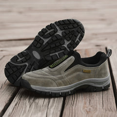 New outdoor leisure sports elderly walking shoes men's large size mountaineering running shoes trend fashion breathable fashion trend temperament men'