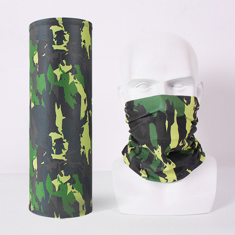 Outdoor Scarf bib Ice silk turban Camping Hiking Scarves Cycling Sports Bandana Fishing Scarf Sun protection Windproof Multifunctional Magic Headwear