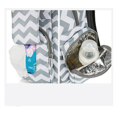 Multifunctional Waterproof Mummy Bag Large Capacity Backpack Simple Three-Piece Set European and American Mother and Baby Backpack