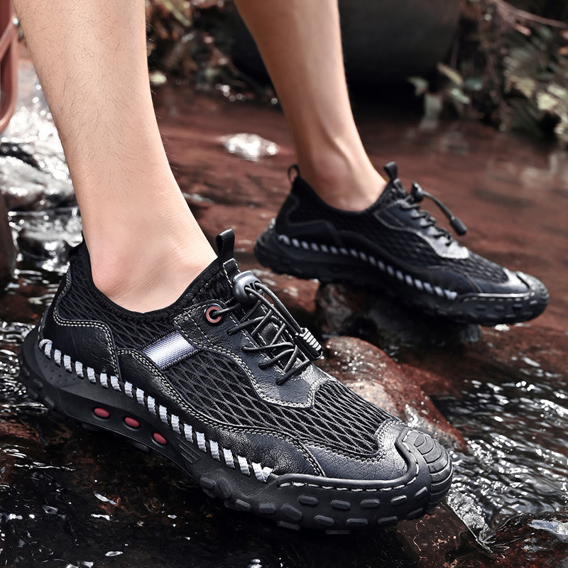 Casual shoes cross-border fashion men's large size hiking shoes men's shoes outdoor off-road shoes trendy sports shoes low top breathable men's shoes