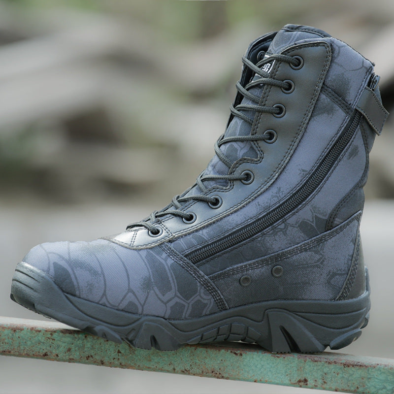 Men's desert men's work shoes ankle boots outdoor waterproof hiking camping