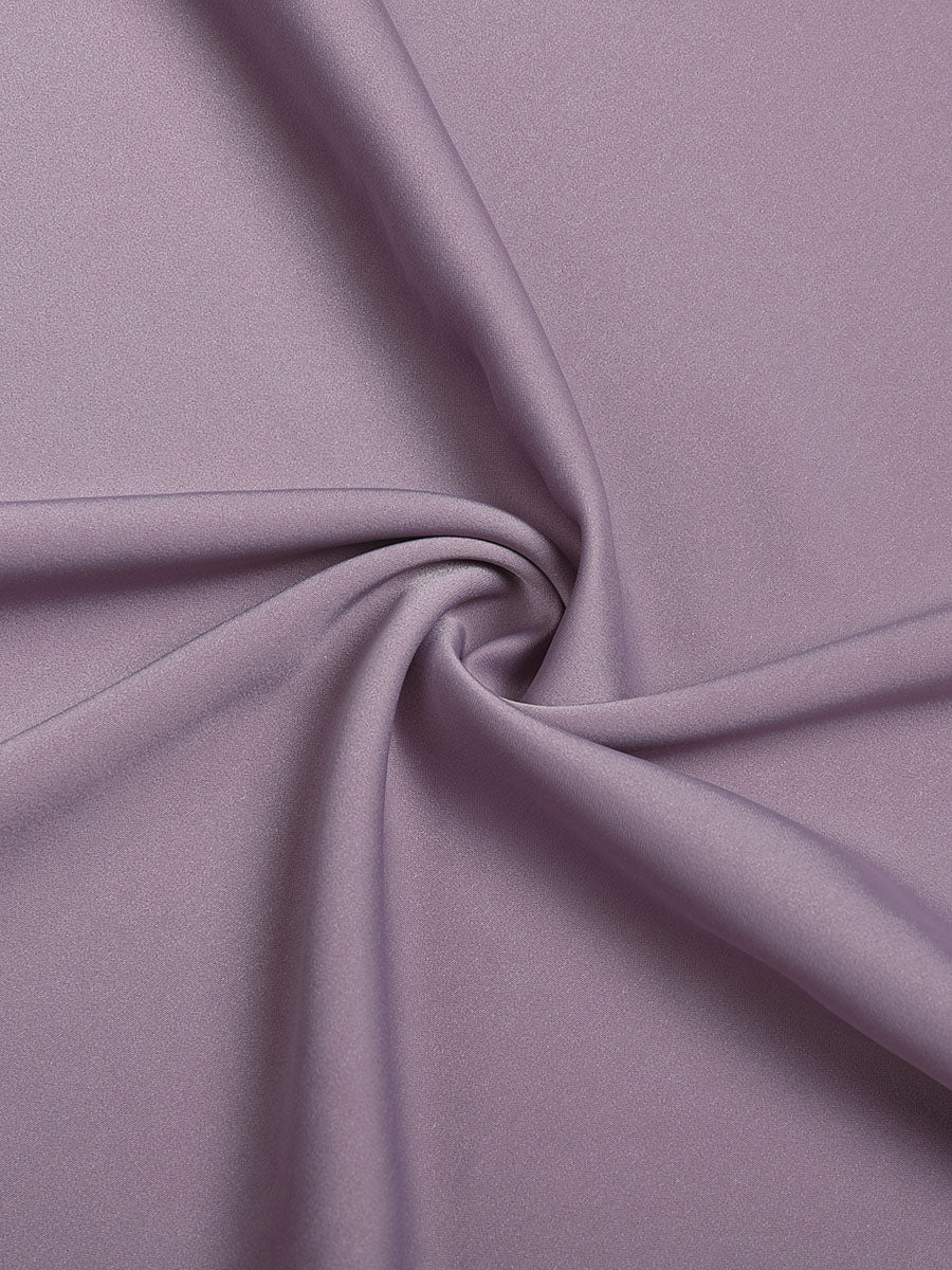 Elegant sheath wrap satin dress