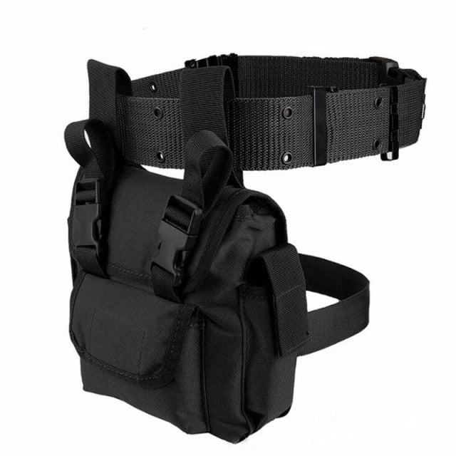 Military Tactical Drop Leg Bag Tool Fanny Thigh Pack Hunting Bag Waist Pack Motorcycle Riding Men Military Waist Packs