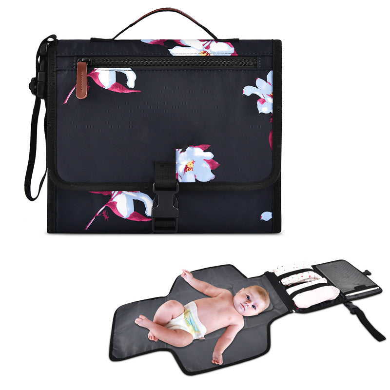 Portable baby changing pad, outdoor changing pad, travel light and thin changing pad bag, multifunctional changing pad