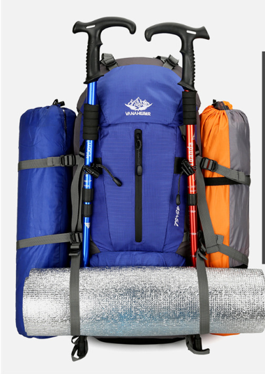 Hiking and hiking, hiking and outdoor backpacks