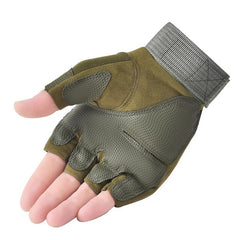 Army Armor Protection Shell Tactical Gloves Half Finger Sports Gloves Fitness Hiking Riding Cycling Military Women Men's Gloves