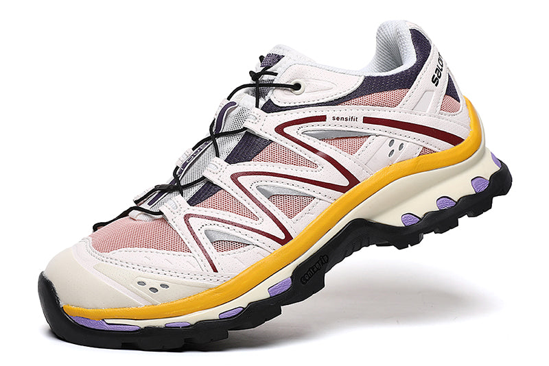 حذاء Salomon XT-QUEST للزوجين باللون الوردي للتنزه في الهواء الطلق مقاوم للانزلاق ومقاوم للاهتراء للرجال والنساء حذاء رياضي لتسلق الجبال يسمح بمرور الهواء المقاس: 36-45