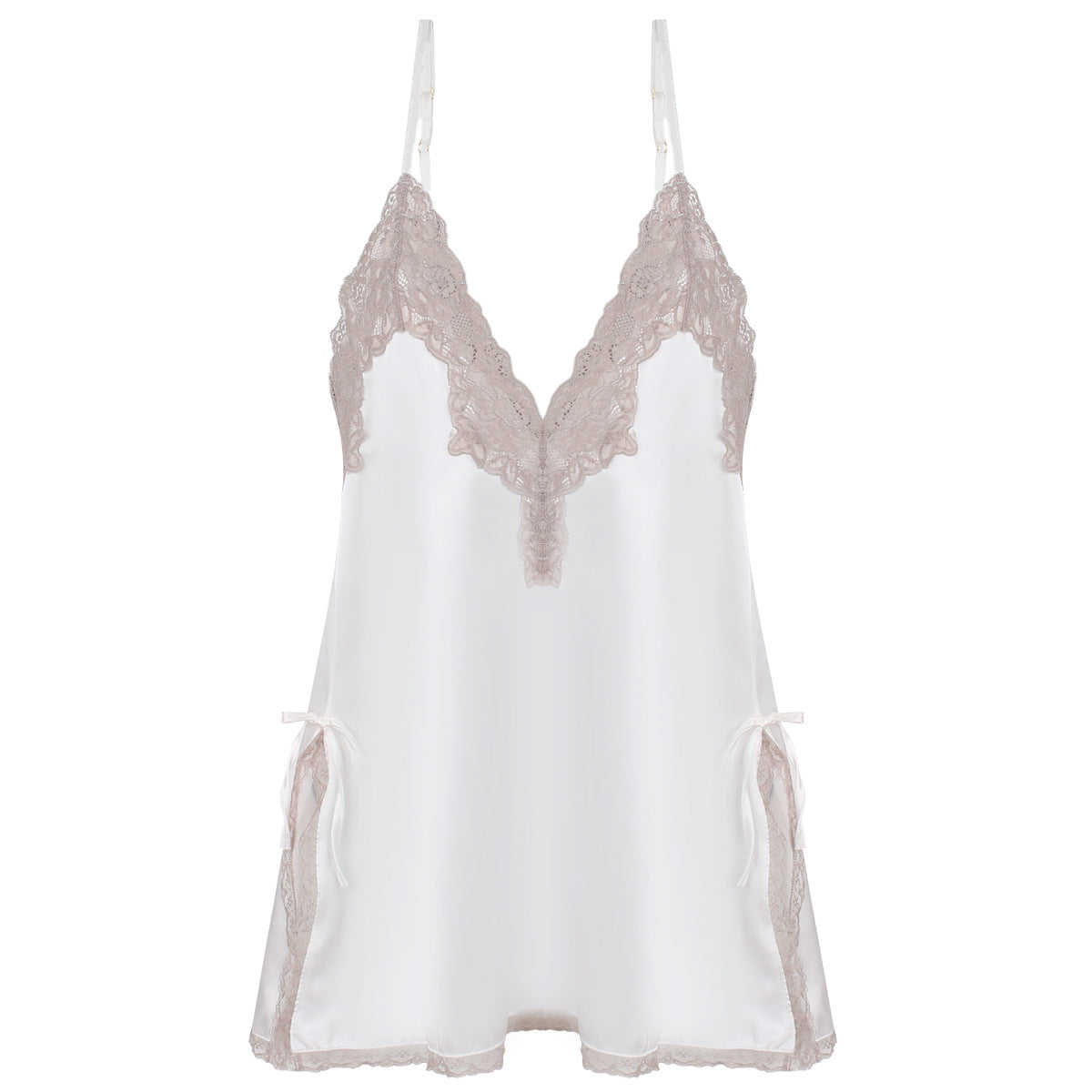 Ladies Comfortable Simulated Silk Homewear Nightdress