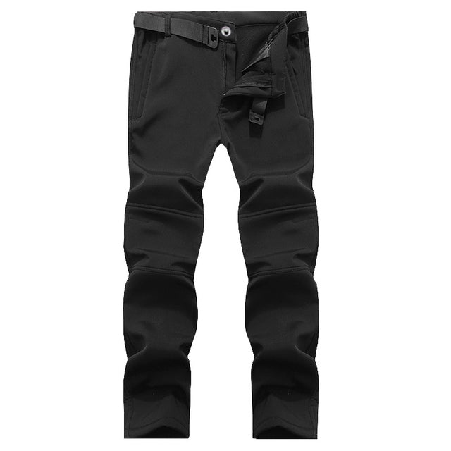 Outdoor quick-drying pants men's summer thin sports quick-drying trousers charging pants men's hiking pants large size elastic climbing pants