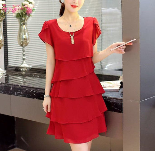 2023 summer wave cut sweet solid color short-sleeved slim-fit casual clothing ladies full set matching vest fashion simple O-neck casual new style 3*3