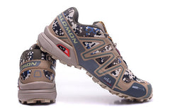 Gray green Salomon outdoor casual retro Speed Cross III  surface hiking sneakers men's hiking shoes 40-46