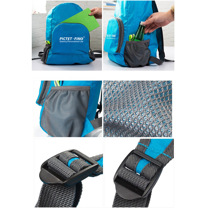 Folding backpack can store folding backpack portable travel backpack outdoor sports daily backpack light travel bag