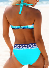 Swimsuit new  Europe and America triangle halter bikini split large size swimsuit bikini