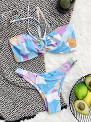blue print bikini