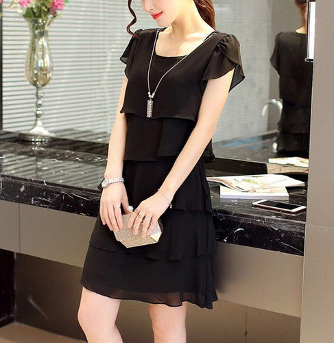 2023 summer wave cut sweet solid color short-sleeved slim-fit casual clothing ladies full set matching vest fashion simple O-neck casual new style 3*3