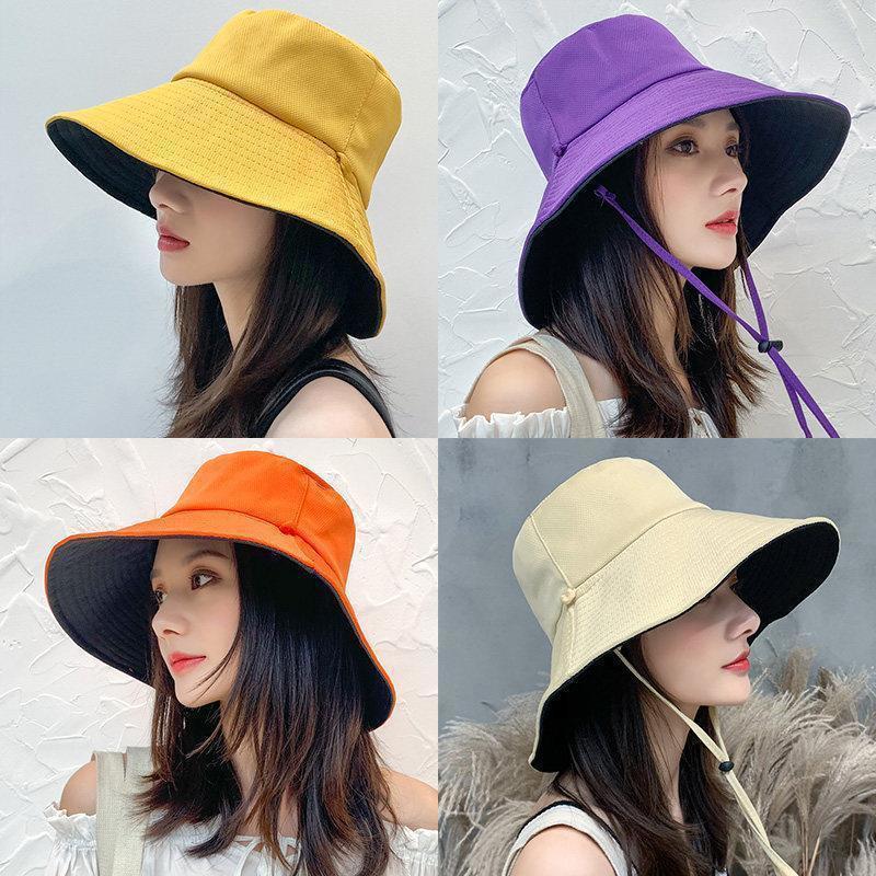 Women's Wide brim sun Visor Visor Foldable hat spring and summer 50+ Protection Travel Hiking Fishing hat ww