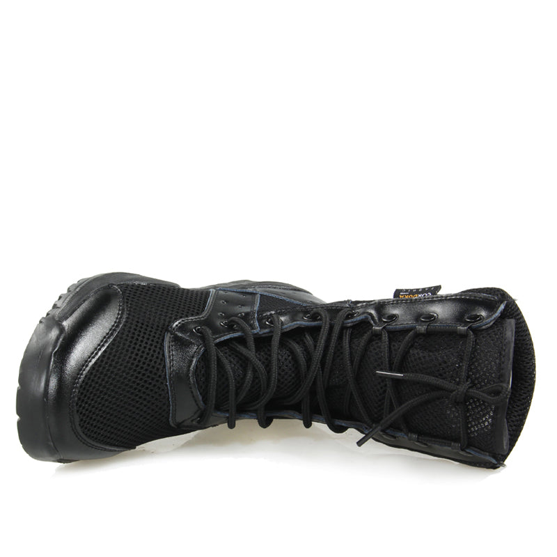 Ultralight mesh military boots, breathable combat boots, security boots, work boots, outdoor hiking boots,  -top men's boots