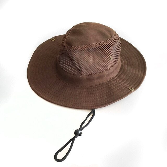 Fishing Caps Men's Outdoor Hat Knight Cap Wide Straw Hat Summer Autumn Tourism Hiking Beach Sun Cap