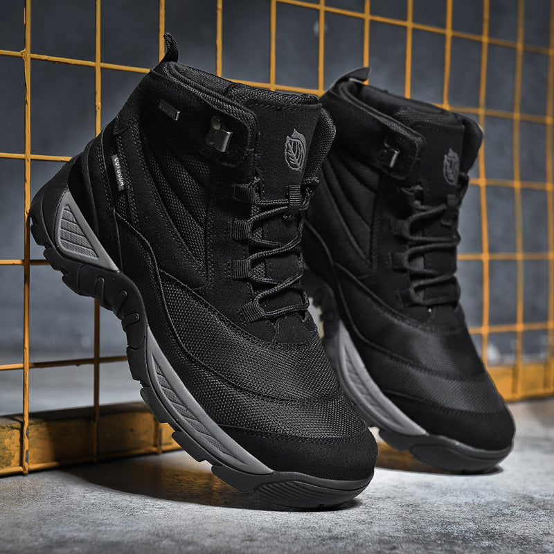 Men Outdoor Large Size 39-46 Army Boots  -Top Military Combat Boots Men Hiking Shoes Breathable Sneakers Cleats Trekking Shoes Travel Camping Shoes