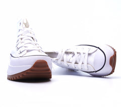 Couples chu Run Star Hike Hi970 White Slab Sawtooth High Top Canvas Casual Sneakers Size 35-44