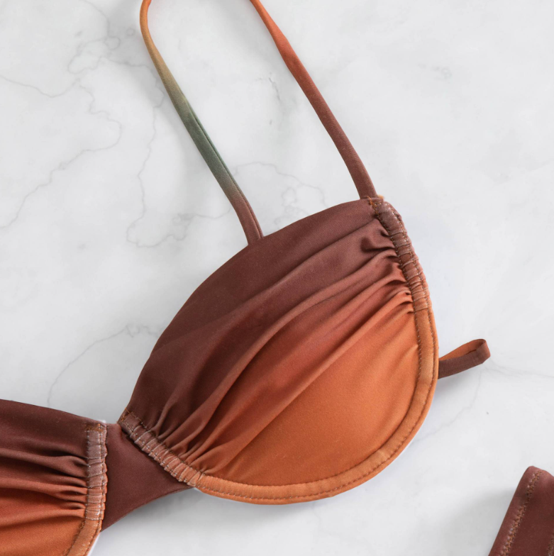 New swimsuit fashion steel bikini ladies European and American split two-piece bikini swimsuit women