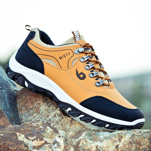Fall Wearable All-Match Street Trendy Running Non-Slip Outdoor Men's Shoes Leisure Hiking Mountaineering Travel Sneakers Men