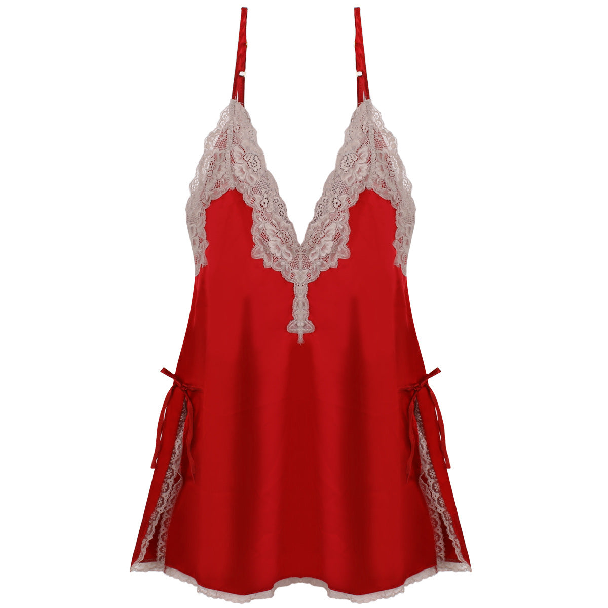 Ladies Comfortable Simulated Silk Homewear Nightdress