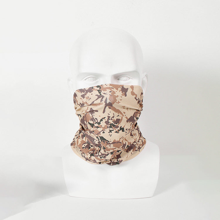 Outdoor Scarf bib Ice silk turban Camping Hiking Scarves Cycling Sports Bandana Fishing Scarf Sun protection Windproof Multifunctional Magic Headwear