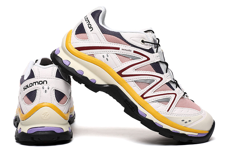 حذاء Salomon XT-QUEST للزوجين باللون الوردي للتنزه في الهواء الطلق مقاوم للانزلاق ومقاوم للاهتراء للرجال والنساء حذاء رياضي لتسلق الجبال يسمح بمرور الهواء المقاس: 36-45